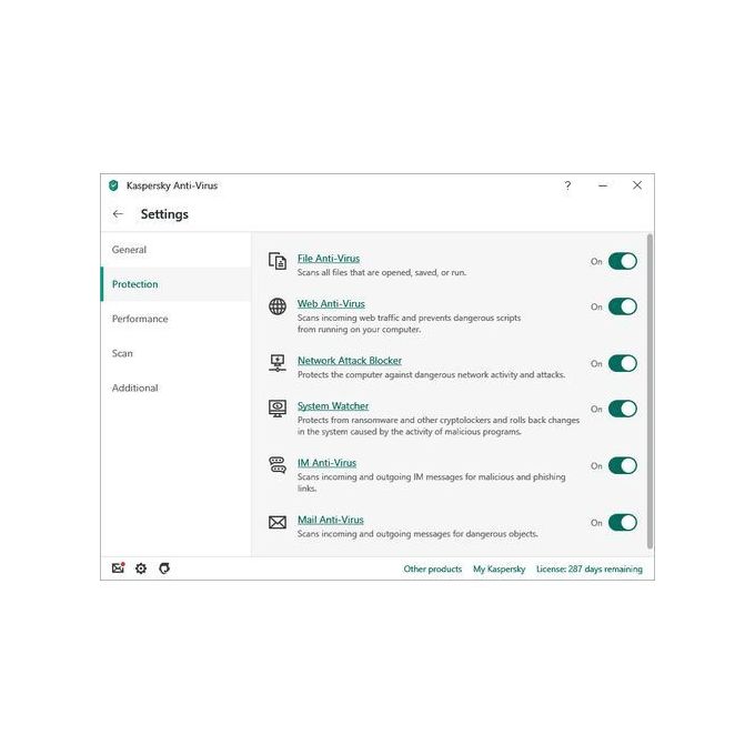 Kaspersky Anti-Virus Single User- Original License Key